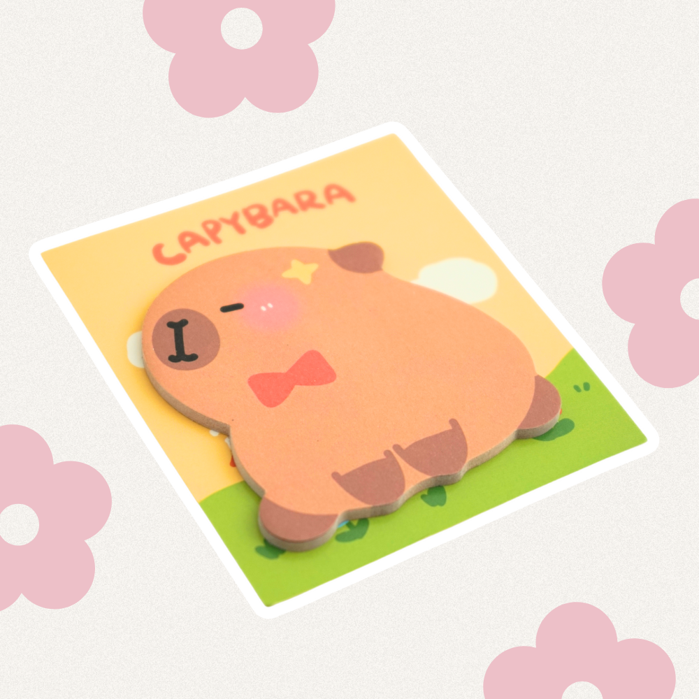 Capybara Baby Sticky Notes