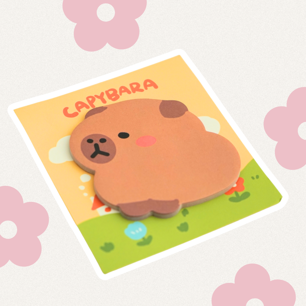 Capybara Baby Sticky Notes