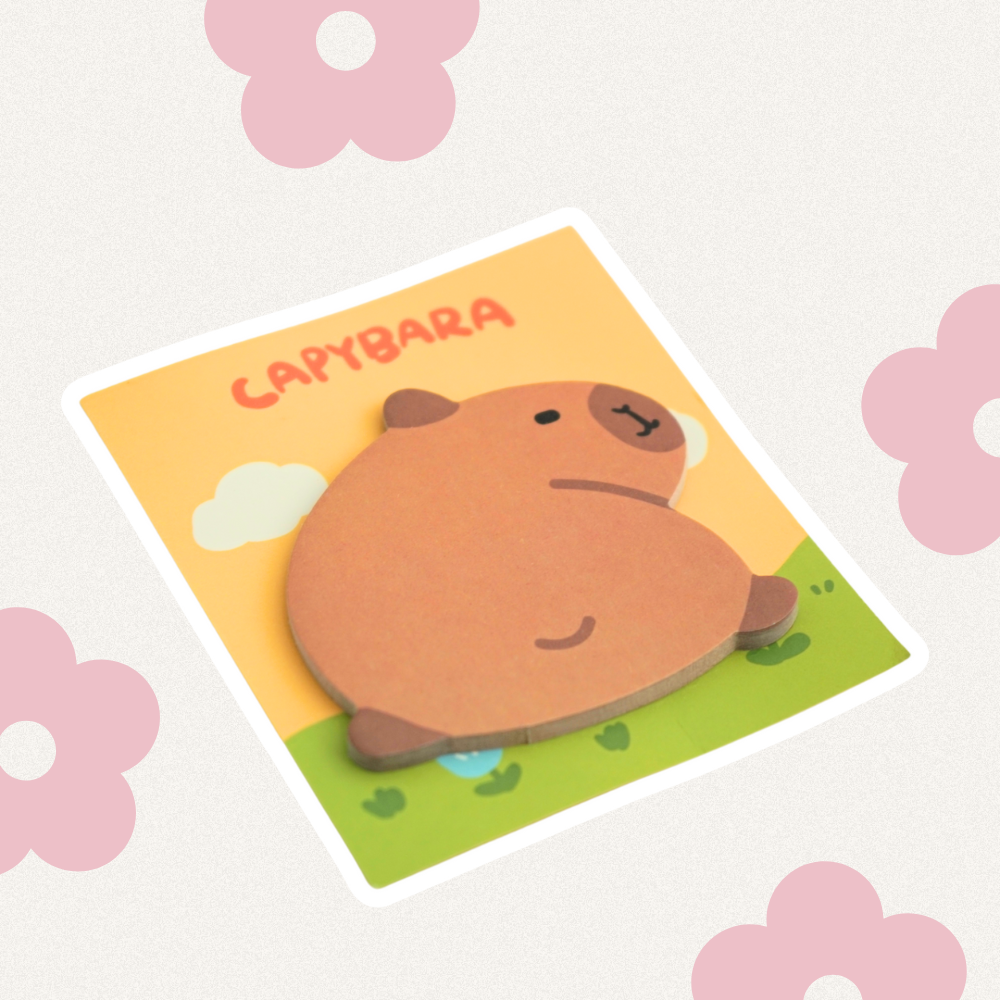 Capybara Baby Sticky Notes