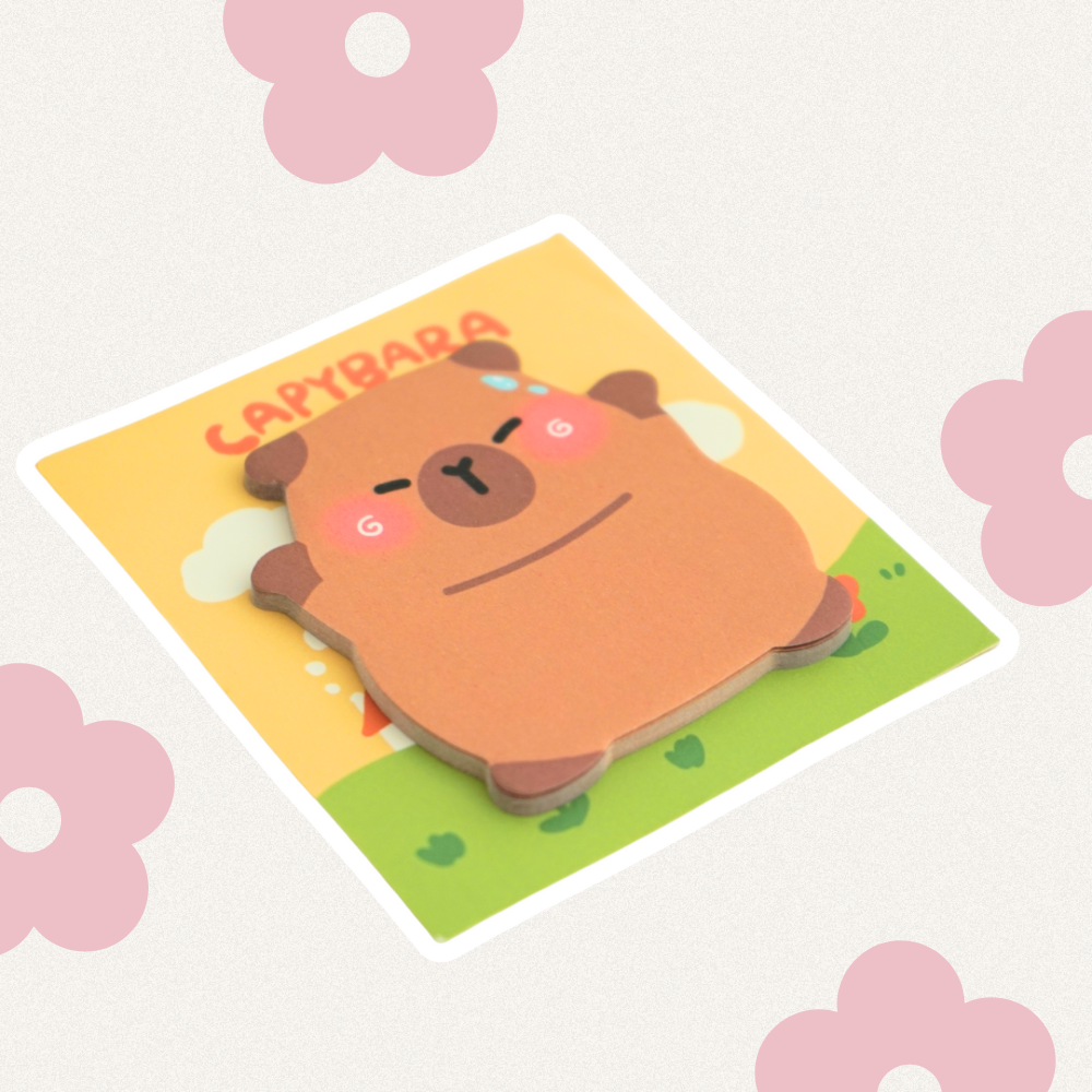 Capybara Baby Sticky Notes