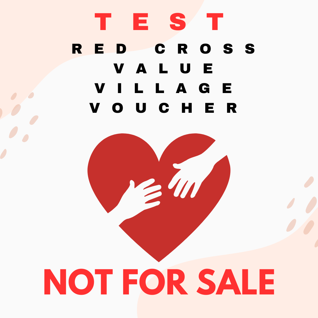 [NOT FOR SALE] [FOR NPO USE ONLY] TEST - Red Cross Value Village Voucher